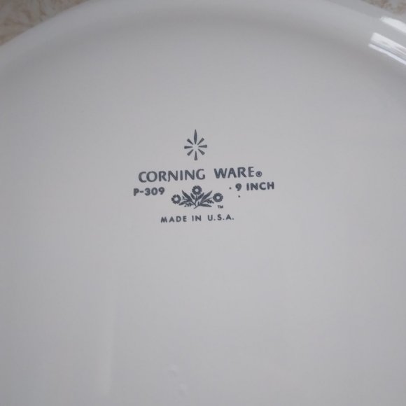 Corningware, Vintage Pie Plate, P-309, 9 Inch - Picture 4 of 4